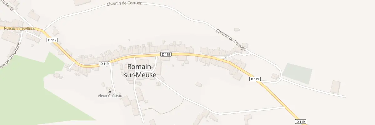 Plan du 15 Rue des Ciseliers à Romain-sur-Meuse