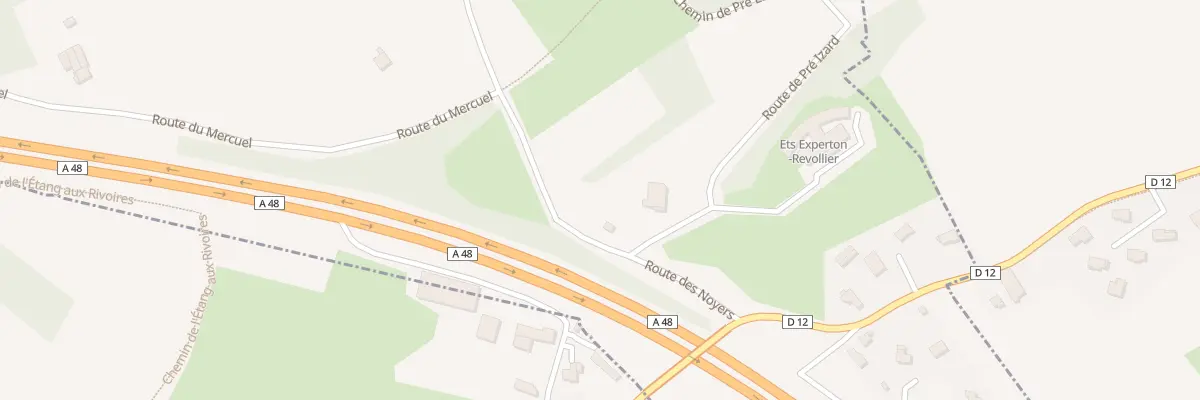 Plan du 6020 Pre Izard à Réaumont