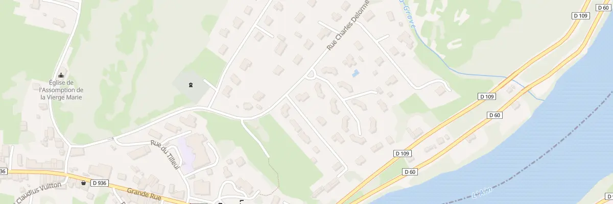 Plan du 4 Rue Charles Delorme à Thoirette-Coisia
