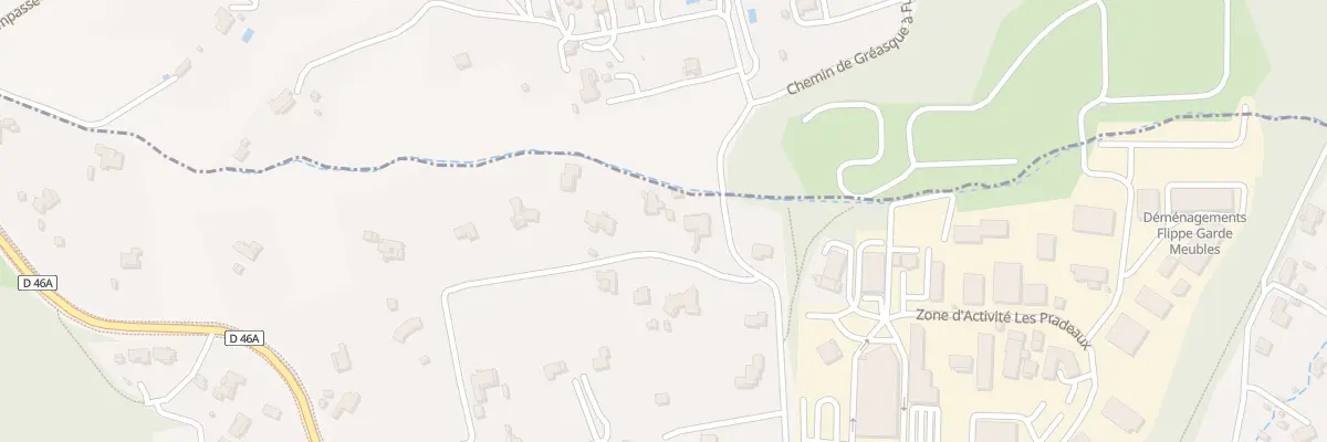 Plan du 9144 Che du Puits Coudeil à Gréasque
