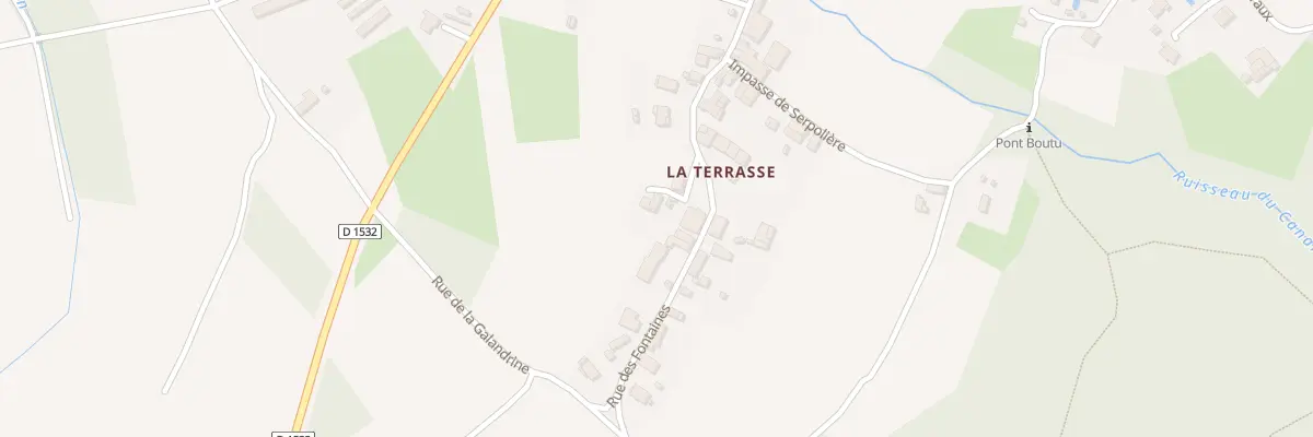 Plan du 550 Rue des Fontaines à Saint-Quentin-sur-Isère