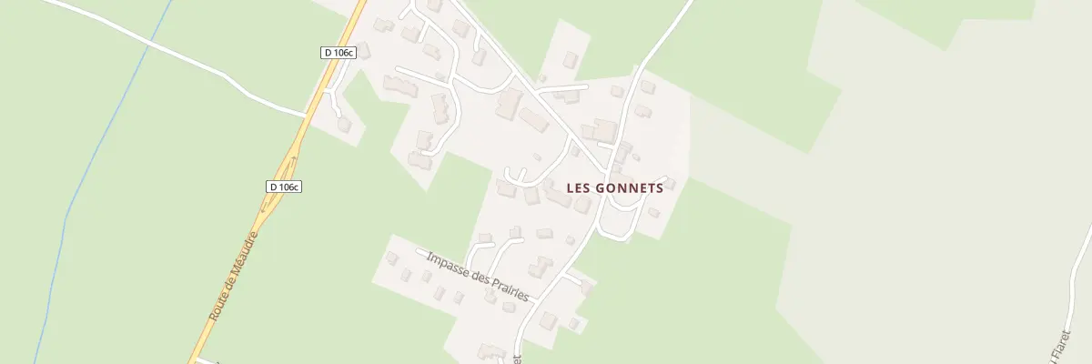 Plan du 240 Rue des Gonnets à Autrans-Méaudre en Vercors