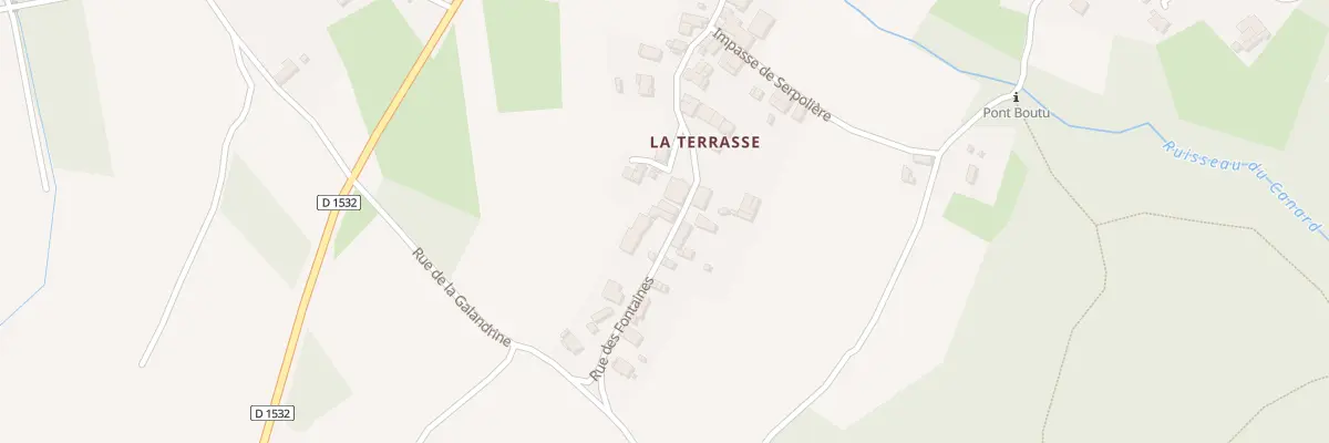 Plan du 634 Rue des Fontaines à Saint-Quentin-sur-Isère