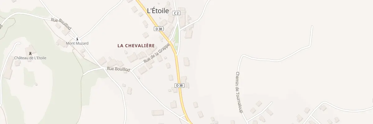 Plan du 385 Rue de la Chevalière à L’Étoile