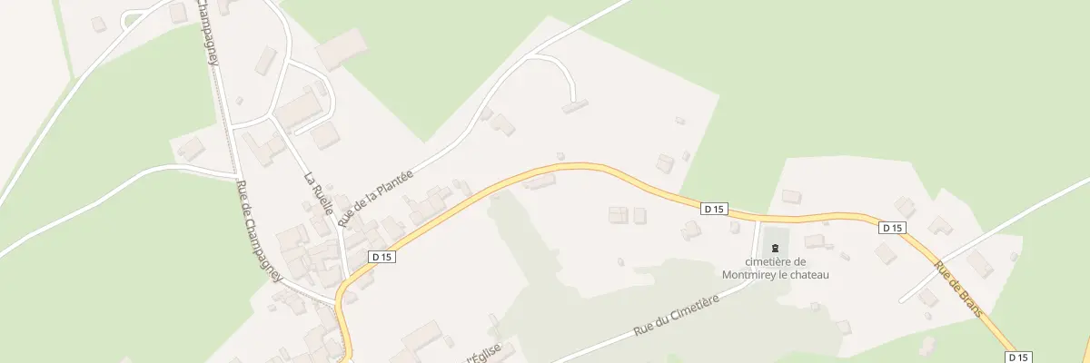 Plan du 7 Rue de Brans à Montmirey-le-Château
