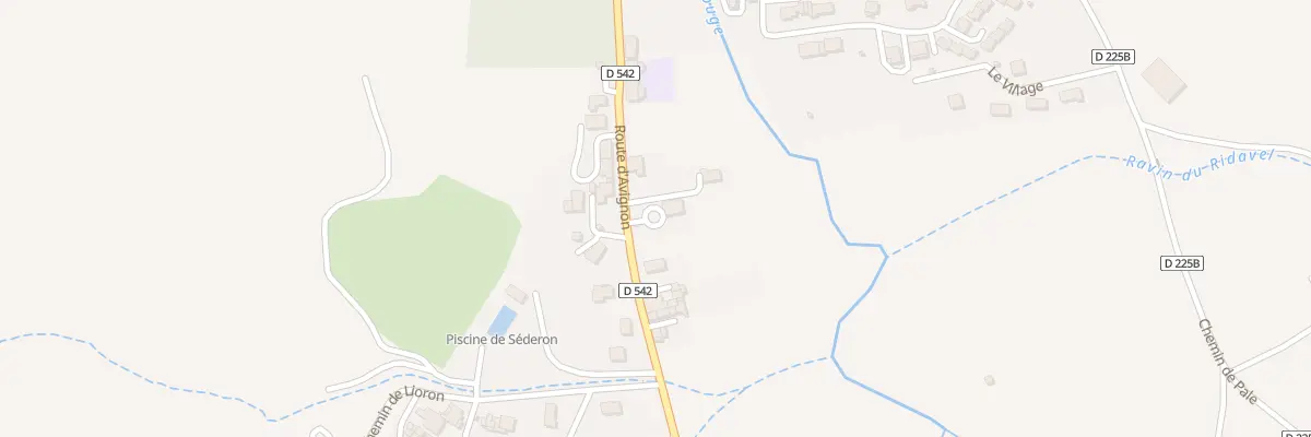 Plan du 5111 Le Village à Séderon