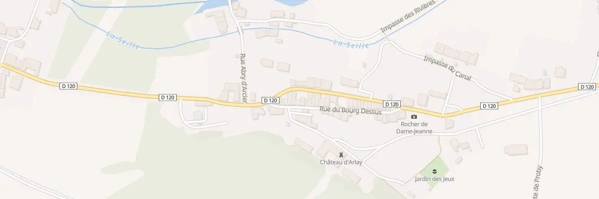Plan du 15 Rue du Bourg Dessus à Arlay