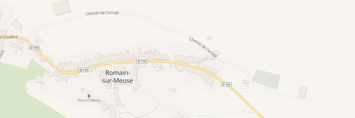 Plan du 14 Rue des Ciseliers à Romain-sur-Meuse