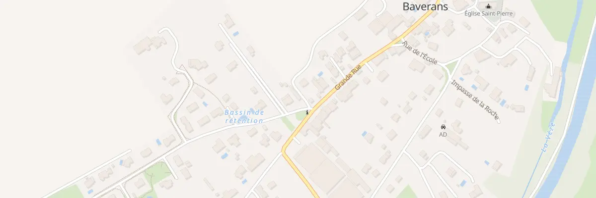 Plan du 2 Che des Neigeottes à Baverans