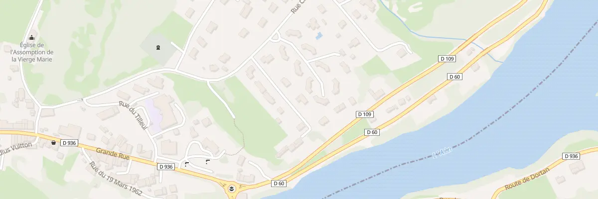 Plan du 3 Imp des Lauriers à Thoirette-Coisia