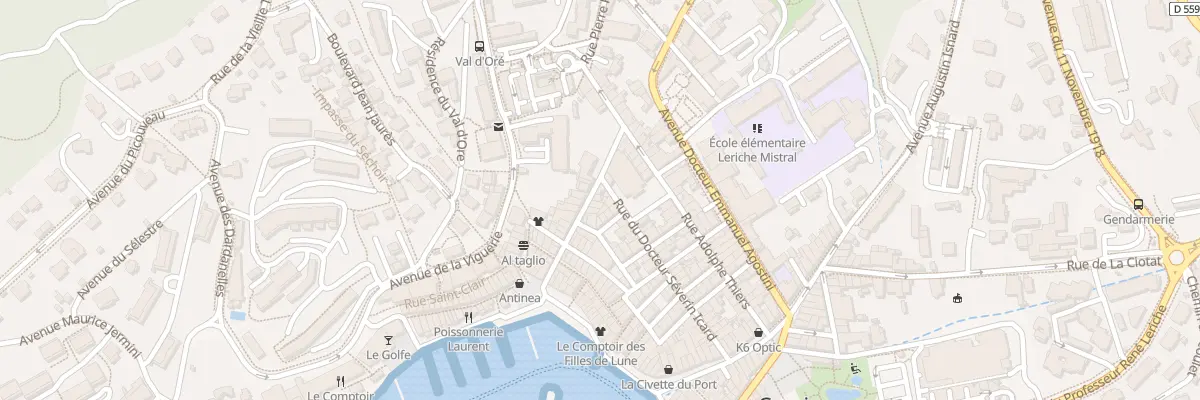 Plan du 18 Rue Frédéric Mistral à Cassis