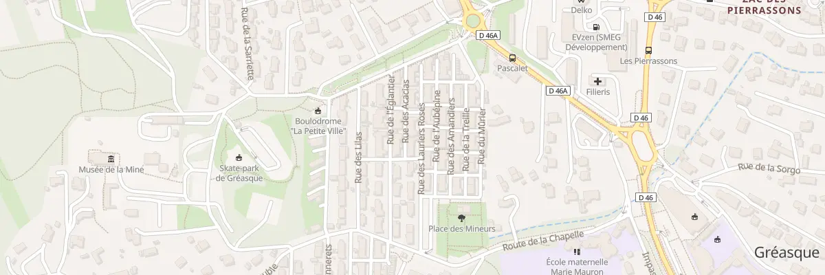 Plan du 4 Rue des Acacias à Gréasque