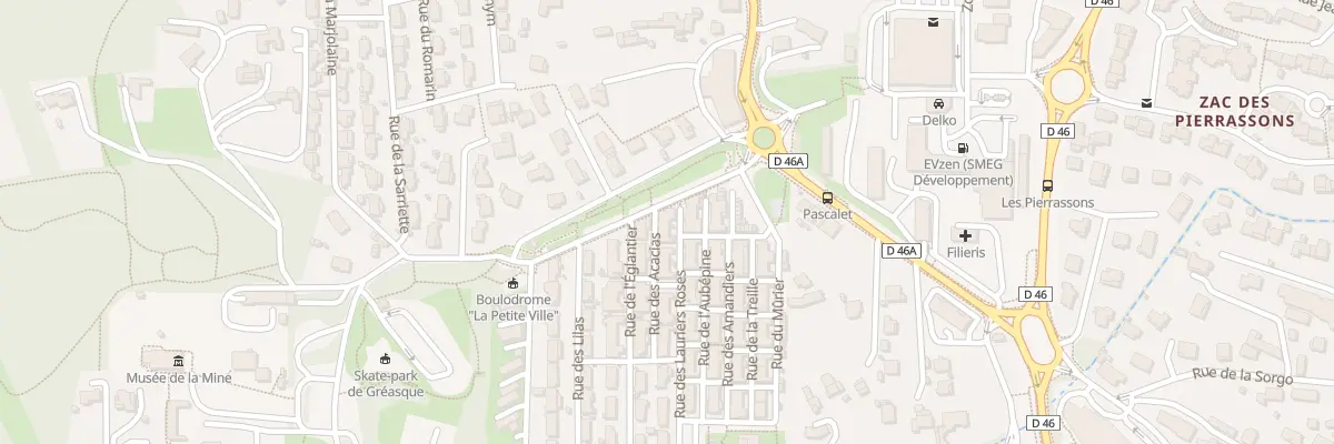 Plan du 14 Rue des Acacias à Gréasque