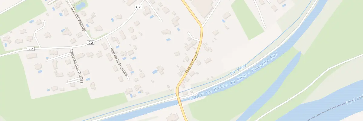 Plan du 8 Rue du Canal à Baverans