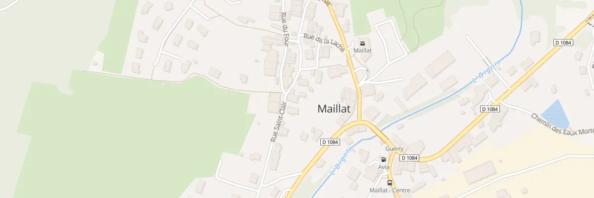 Plan du 187 Rue Saint Clair à Maillat