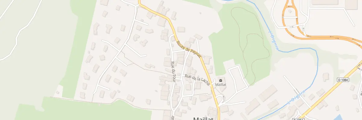 Plan du 22 Rue Saint Clair à Maillat