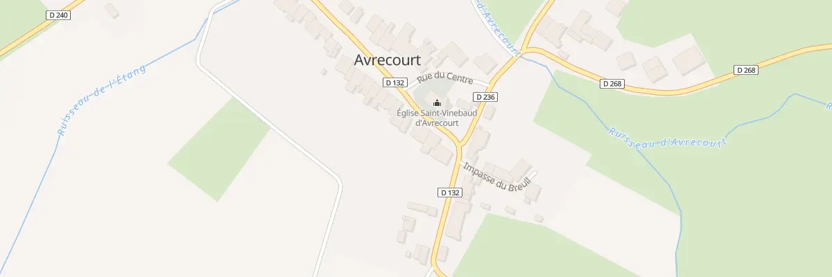 Plan du 5 Rue du Centre à Avrecourt
