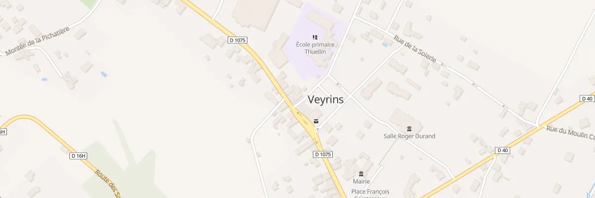 Plan du 4 Rue de Champfranc aux Avenières Veyrins-Thuellin