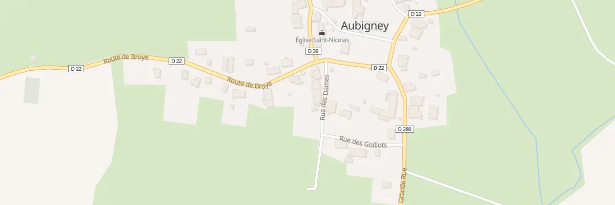 Plan du 6 Rue des Dames A Aubigney à Broye-Aubigney-Montseugny