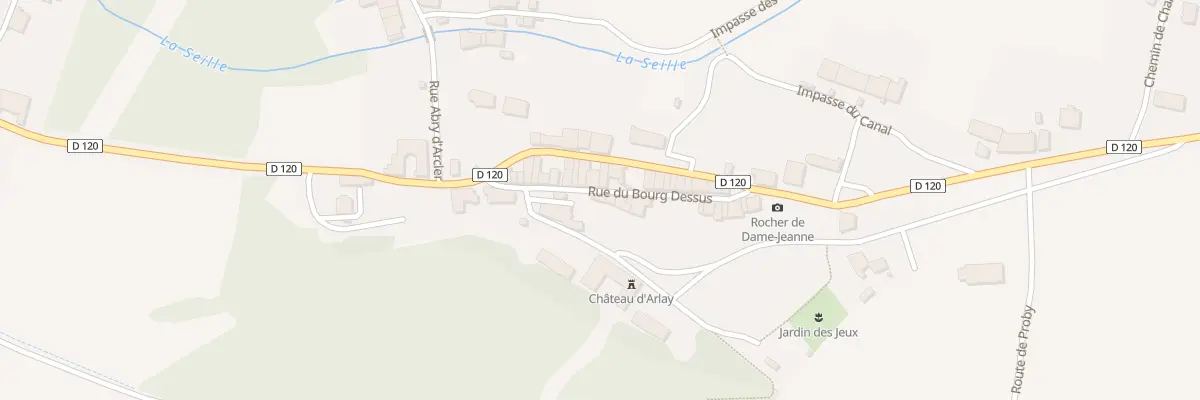 Plan du 18 Rue du Bourg Dessus à Arlay