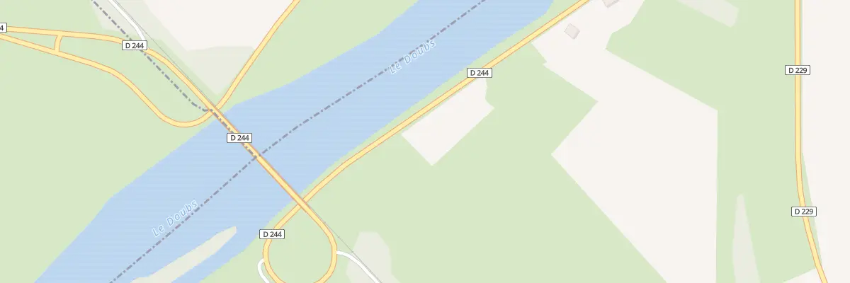 Plan du 5041 Rue du Beau Rivage à Falletans