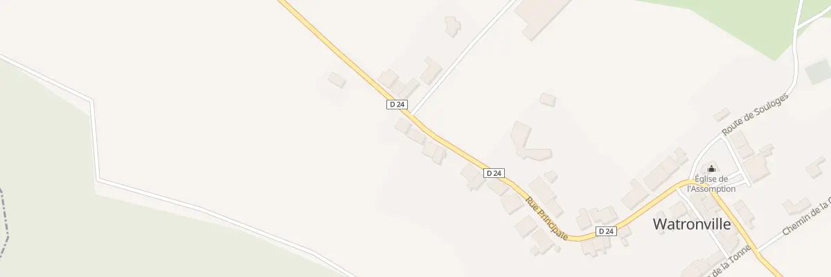 Plan du 2 Rue Principale à Watronville
