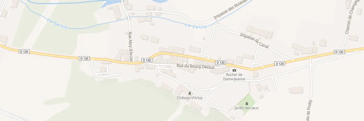 Plan du 5157 Rue du Bourg Dessus à Arlay