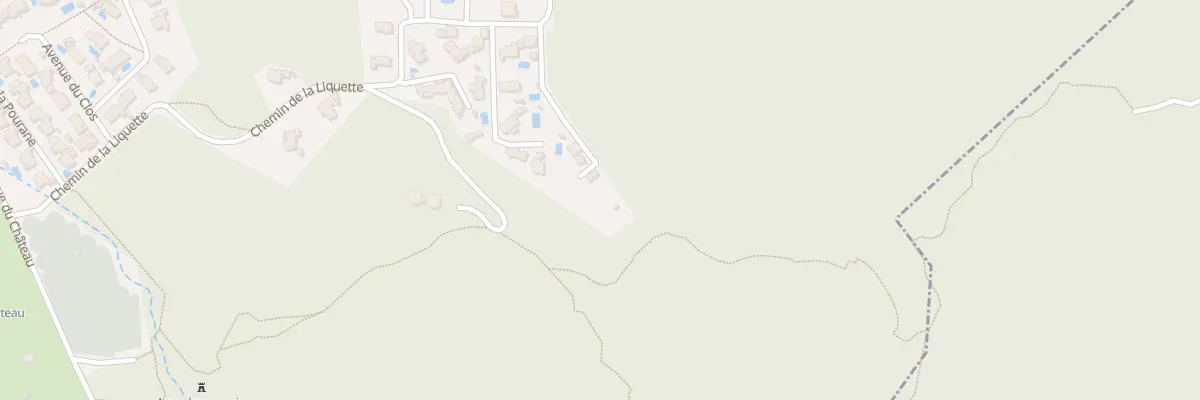 Plan du 490 La Liquette à Meyrargues