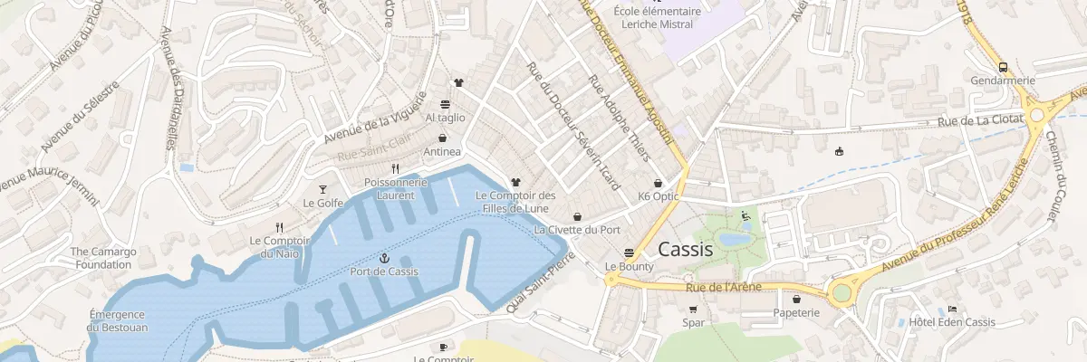 Plan du 8 Rue Michel Arnaud à Cassis