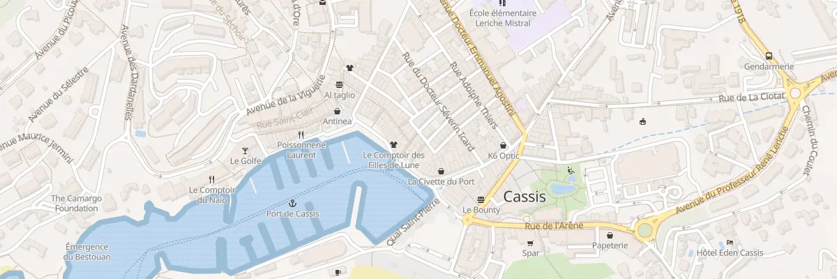 Plan du 7 Rue Pasteur à Cassis