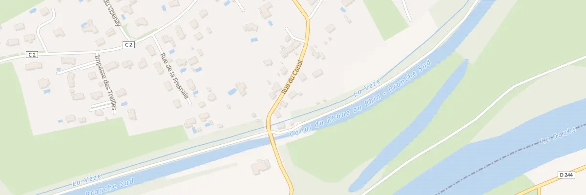 Plan du 7 Rue du Canal à Baverans