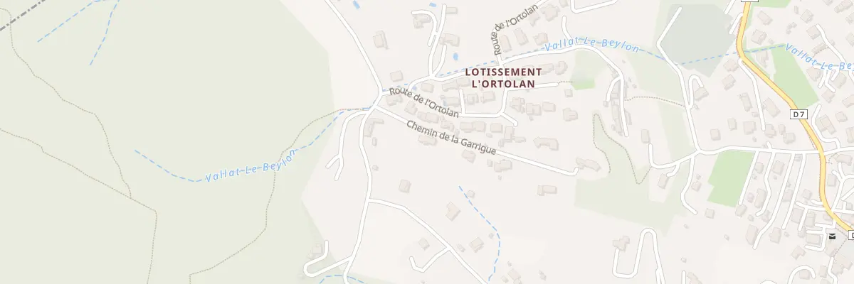 Plan du 2 Che de la Garrigue à Cadolive