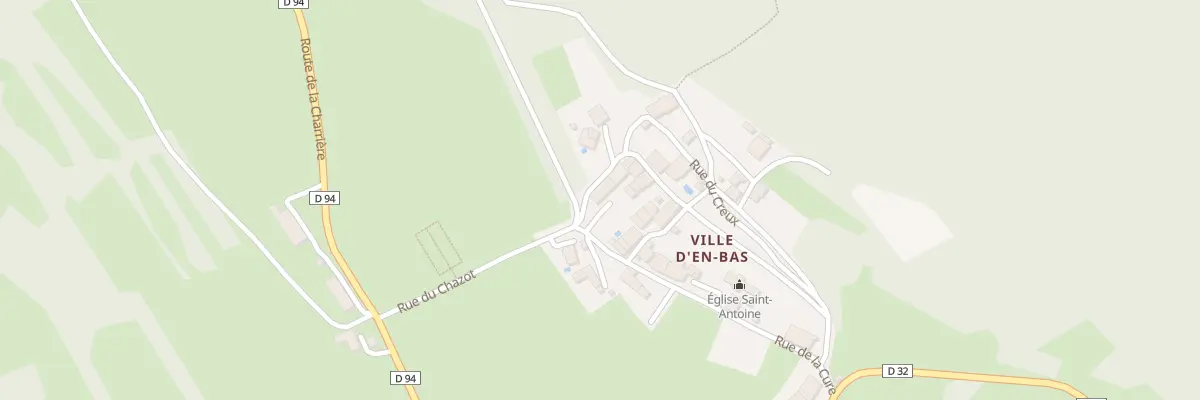 Plan de Ville d’En Bas à Ordonnaz