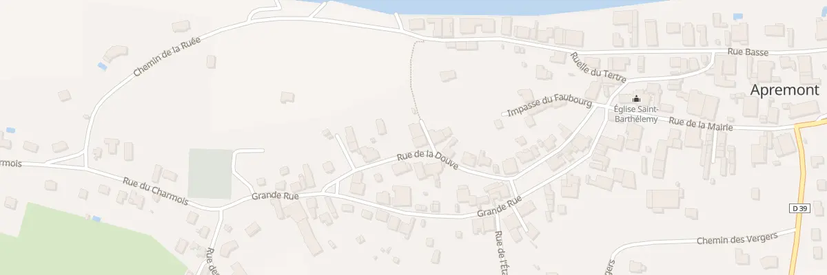 Plan du 22 Rue de la Douve à Apremont