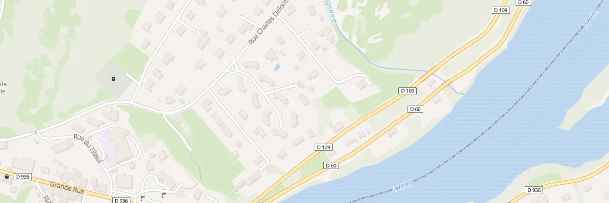 Plan du 5010 Rue Charles Delorme à Thoirette-Coisia
