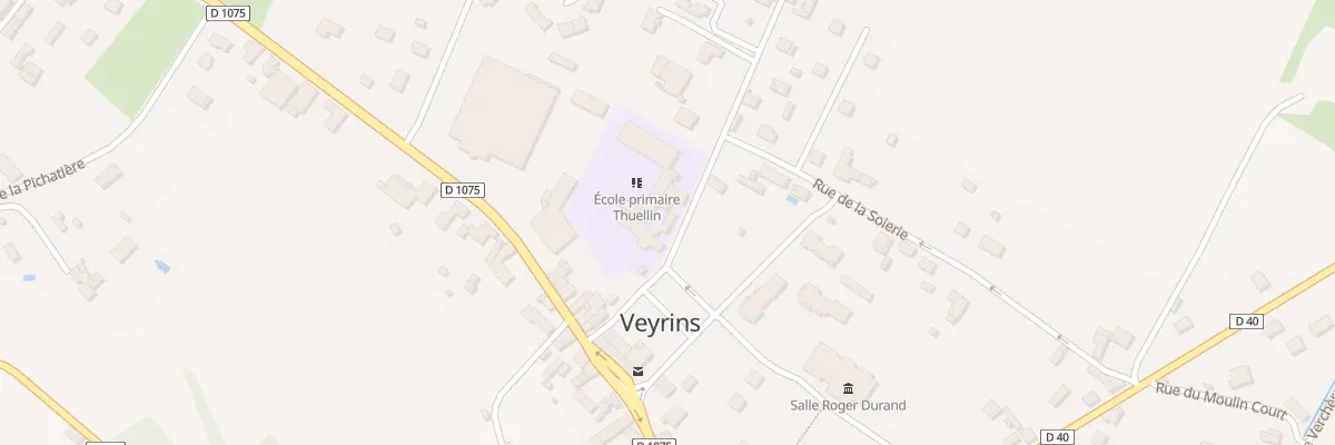 Plan du 12 Rue de Champfranc aux Avenières Veyrins-Thuellin