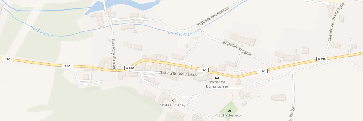 Plan du 15 Rue du Bourg Dessous à Arlay