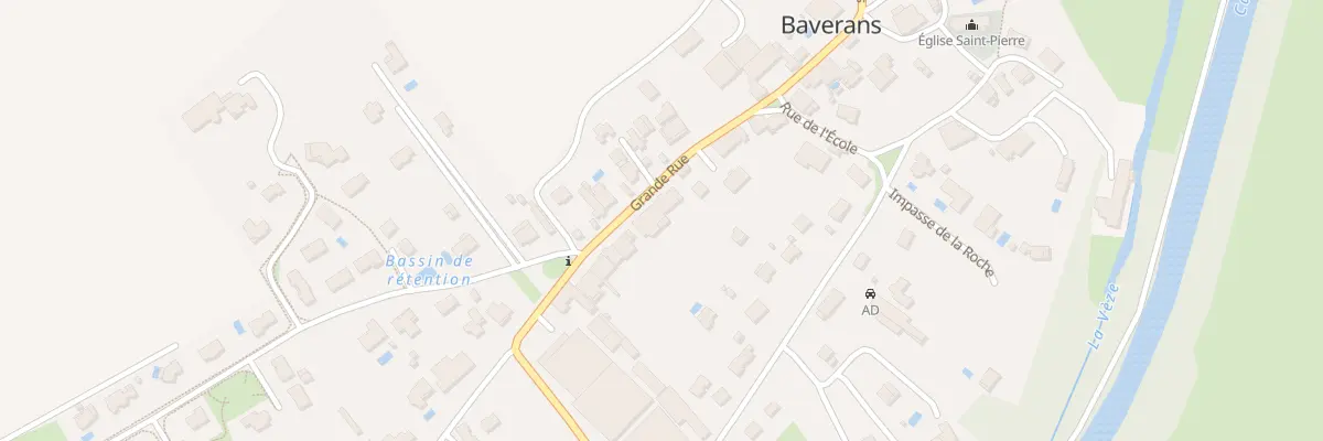 Plan du 11 Grande Rue à Baverans