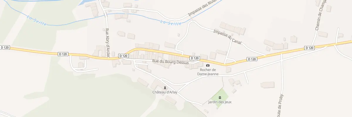 Plan du 39 Rue du Bourg Dessus à Arlay