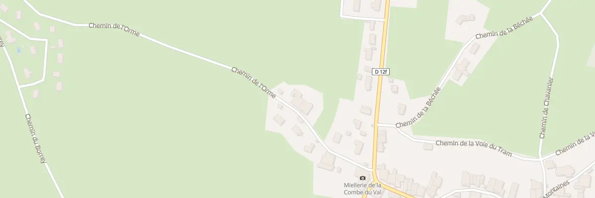 Plan du 174 Che des Tilleuls à Lantenay