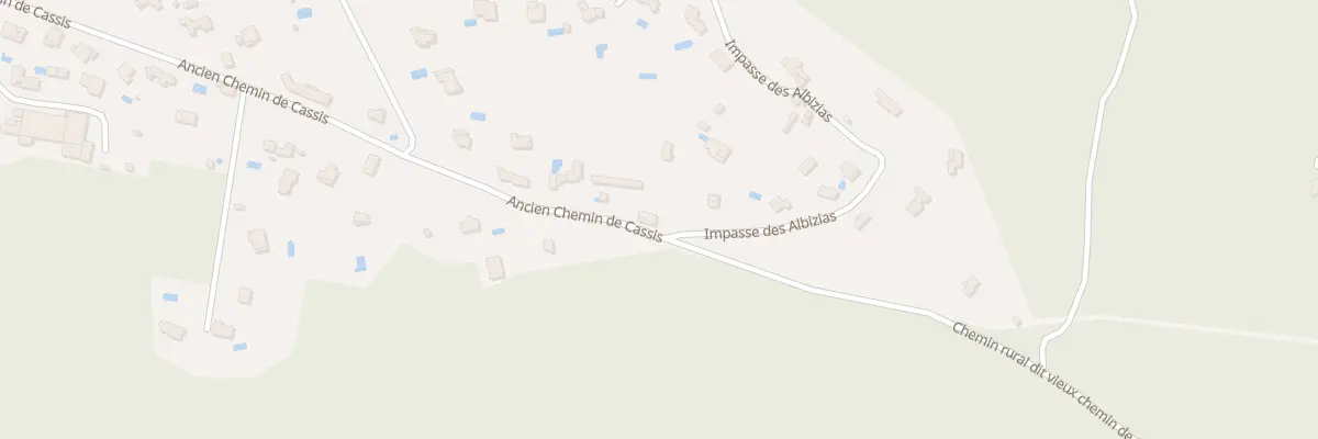Plan du 651 Che de Cassis à Aubagne