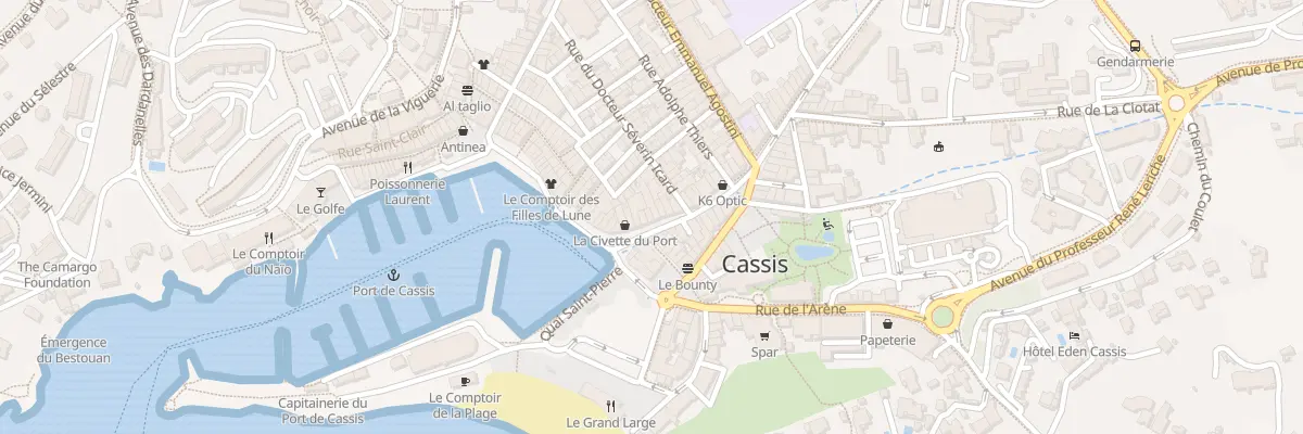 Plan du 11 Av Victor Hugo à Cassis