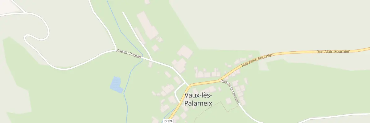 Plan du 2 Pl de la Fontaine à Vaux-lès-Palameix