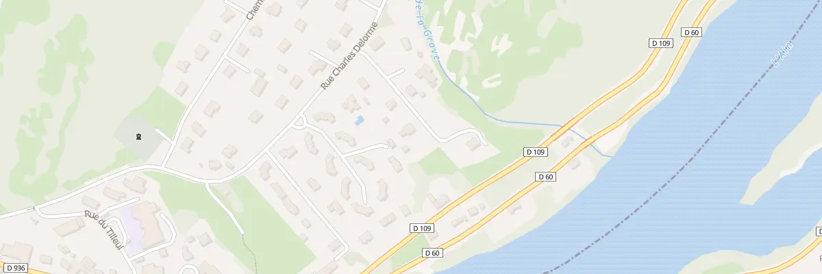 Plan du 4 Imp du Bief à Thoirette-Coisia