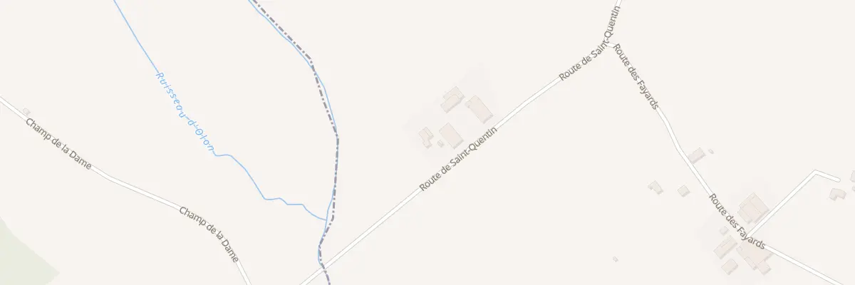 Plan du 3251 Rte de St Quentin à Moirans