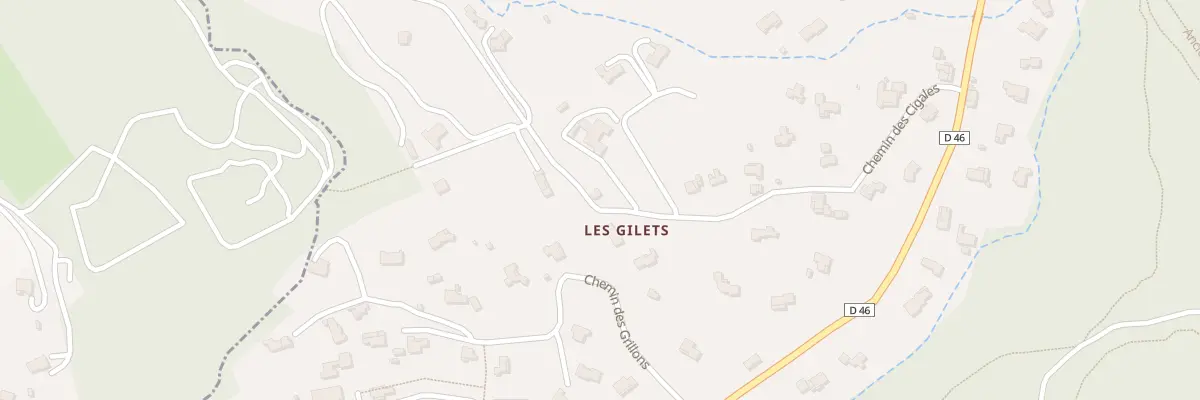 Plan du 5384 Les Gilets à Gréasque