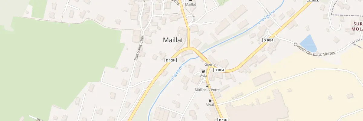 Plan du 63 Rte de Lyon à Maillat