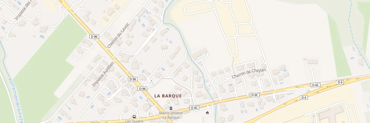 Plan du 32 La Barque à Fuveau