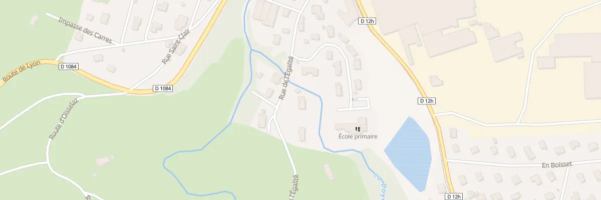 Plan du 253 Rue de l’Egalite à Maillat