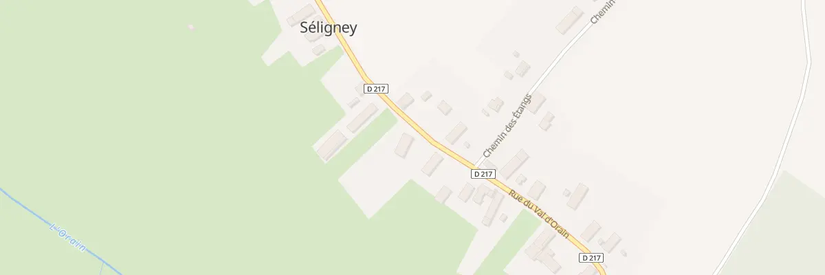 Plan du 18 Rue du Val d’Orain à Séligney
